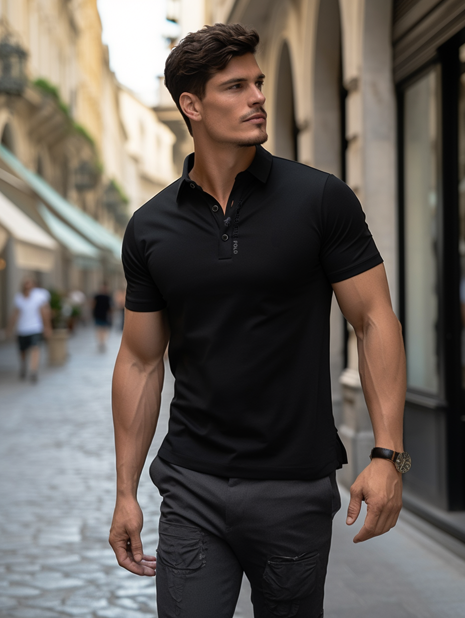 Arian™ | Muscle Fit Luxe Polo