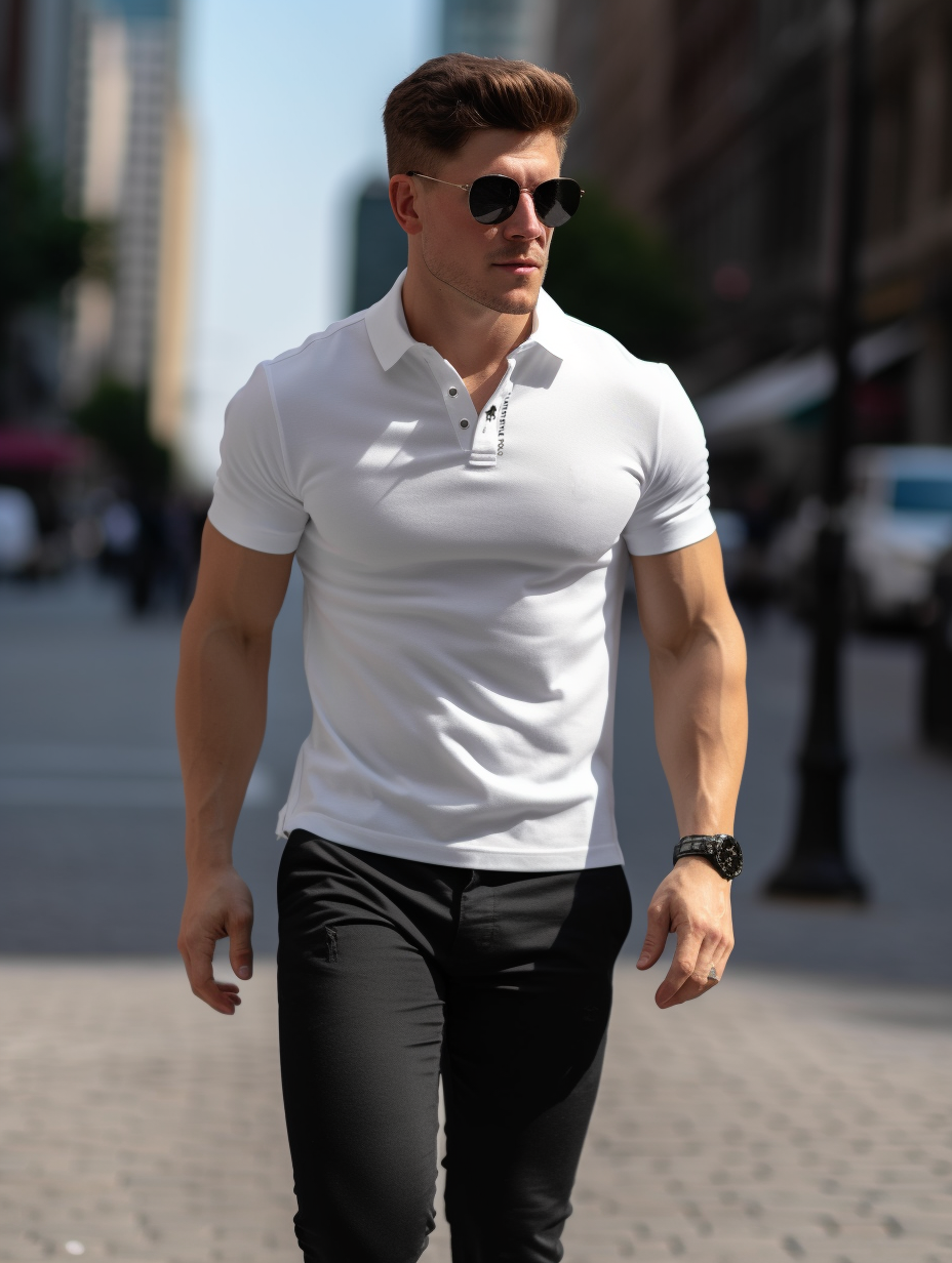 Arian™ | Muscle Fit Luxe Polo